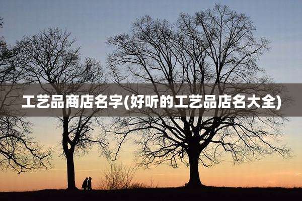 工艺品商店名字(好听的工艺品店名大全)