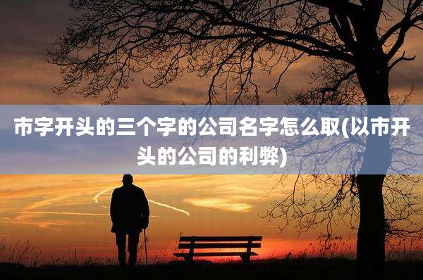 市字开头的三个字的公司名字怎么取(以市开头的公司的利弊)