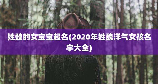 姓魏的女宝宝起名(2020年姓魏洋气女孩名字大全)