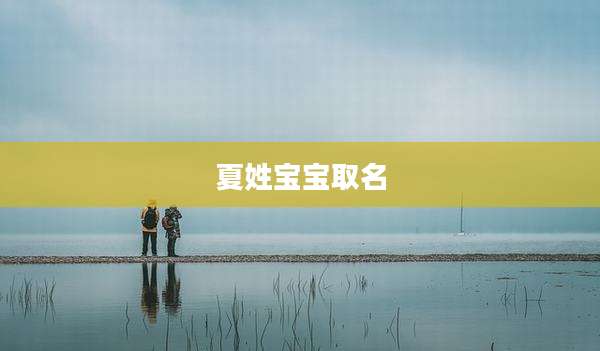 夏姓宝宝取名