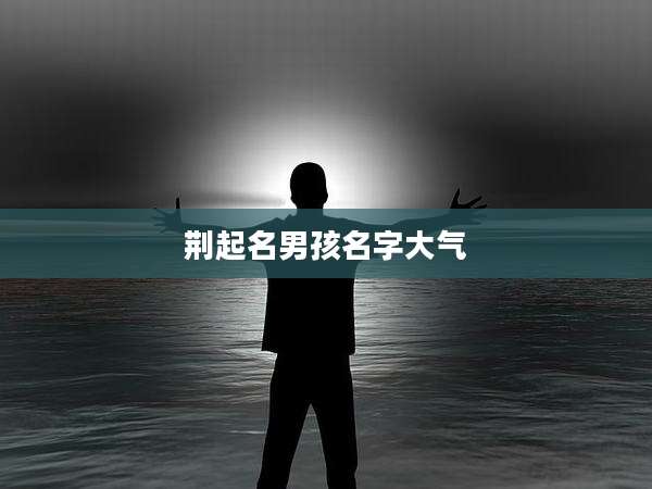 荆起名男孩名字大气