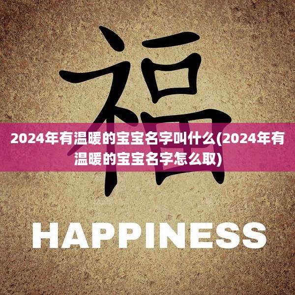 2024年有温暖的宝宝名字叫什么(2024年有温暖的宝宝名字怎么取)