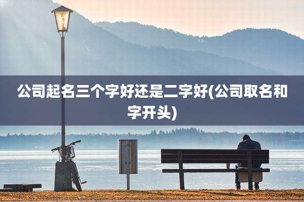 公司起名三个字好还是二字好(公司取名和字开头)