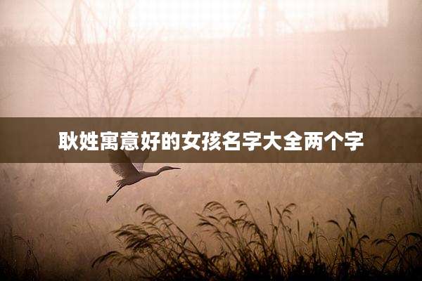 耿姓寓意好的女孩名字大全两个字