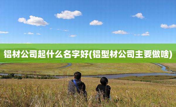 铝材公司起什么名字好(铝型材公司主要做啥)