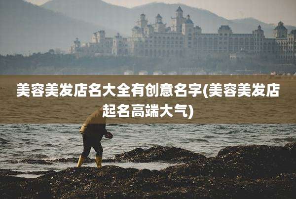 美容美发店名大全有创意名字(美容美发店起名高端大气)