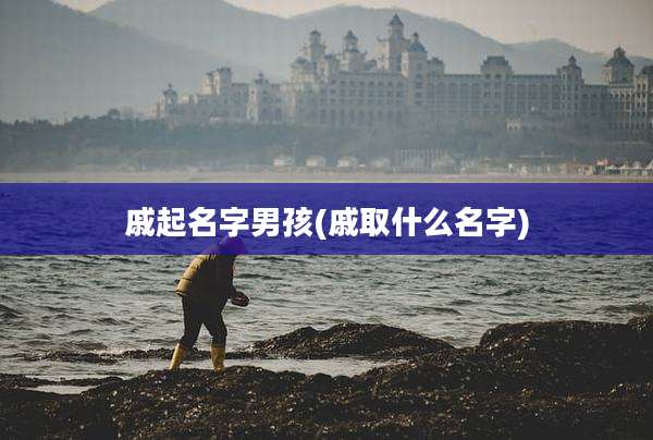戚起名字男孩(戚取什么名字)