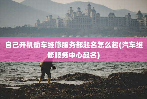 自己开机动车维修服务部起名怎么起(汽车维修服务中心起名)