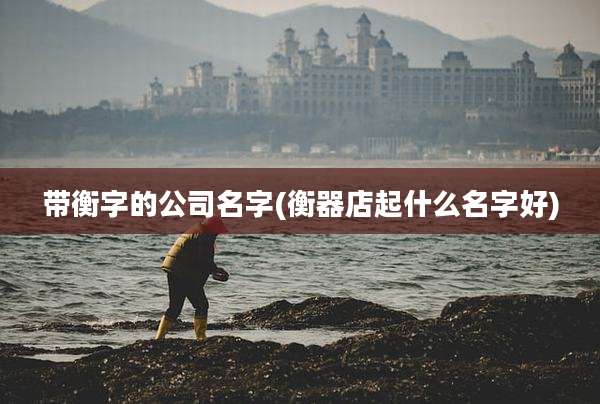 带衡字的公司名字(衡器店起什么名字好)