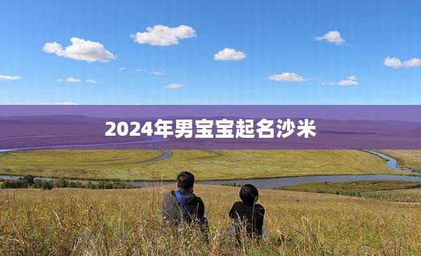 2024年男宝宝起名沙米