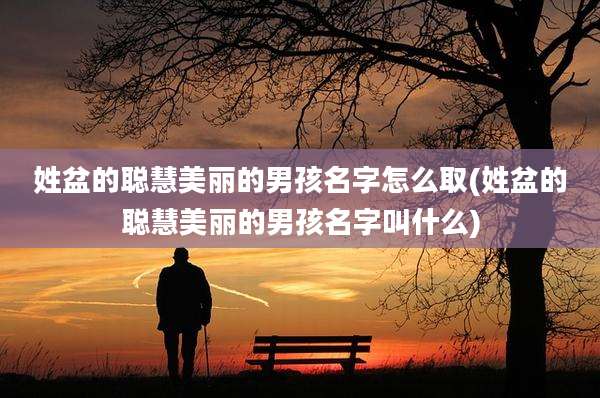 姓盆的聪慧美丽的男孩名字怎么取(姓盆的聪慧美丽的男孩名字叫什么)
