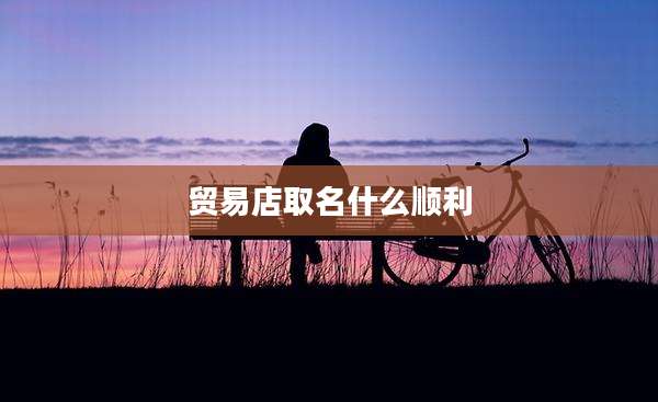 贸易店取名什么顺利