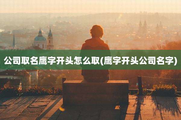 公司取名鹰字开头怎么取(鹰字开头公司名字)