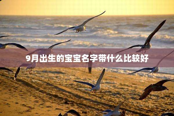 9月出生的宝宝名字带什么比较好