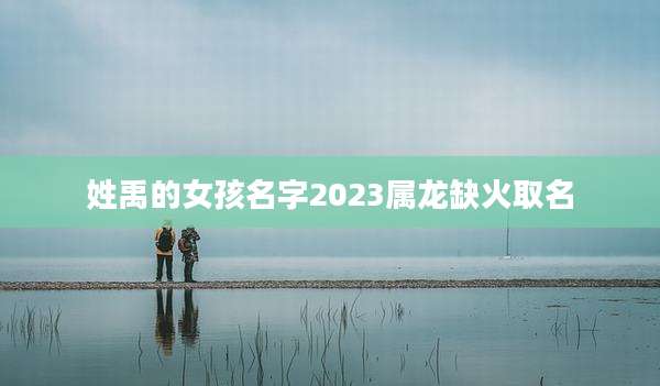 姓禹的女孩名字2023属龙缺火取名