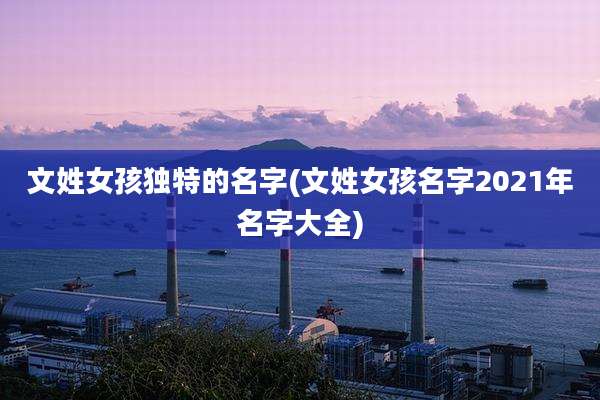 文姓女孩独特的名字(文姓女孩名字2021年名字大全)