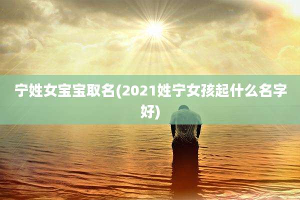 宁姓女宝宝取名(2021姓宁女孩起什么名字好)