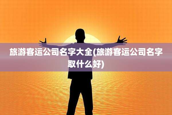 旅游客运公司名字大全(旅游客运公司名字取什么好)