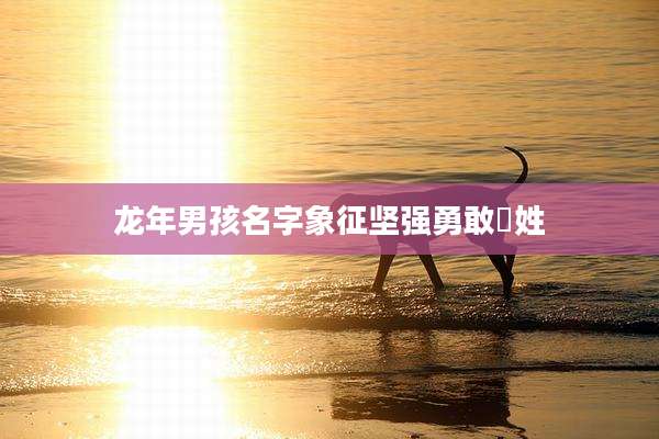 龙年男孩名字象征坚强勇敢冮姓