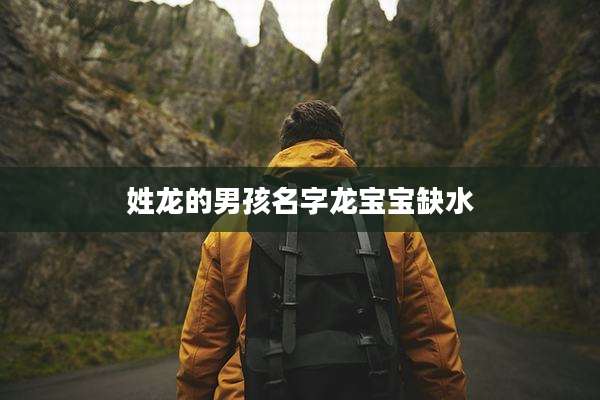 姓龙的男孩名字龙宝宝缺水