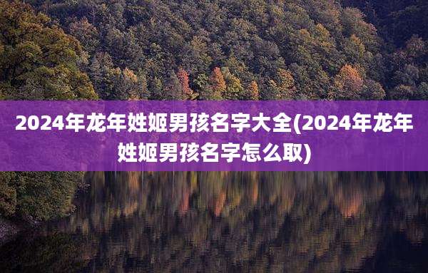 2024年龙年姓姬男孩名字大全(2024年龙年姓姬男孩名字怎么取)