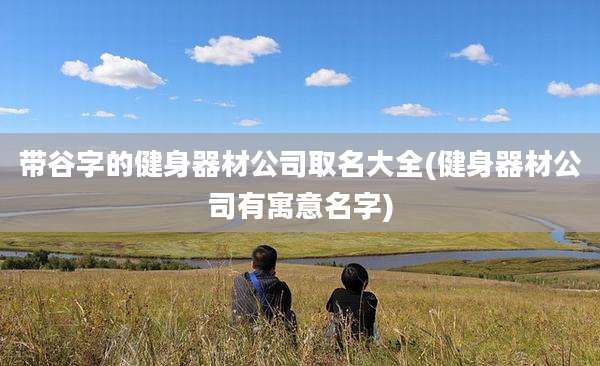 带谷字的健身器材公司取名大全(健身器材公司有寓意名字)