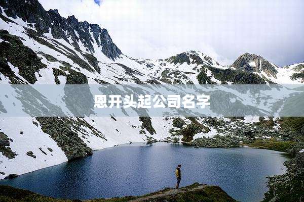 恩开头起公司名字