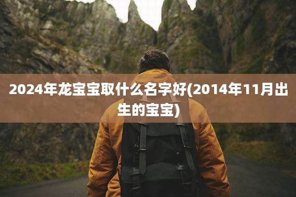 2024年龙宝宝取什么名字好(2014年11月出生的宝宝)