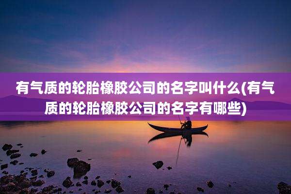 有气质的轮胎橡胶公司的名字叫什么(有气质的轮胎橡胶公司的名字有哪些)