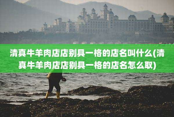 清真牛羊肉店店别具一格的店名叫什么(清真牛羊肉店店别具一格的店名怎么取)