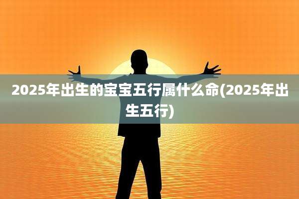 2025年出生的宝宝五行属什么命(2025年出生五行)
