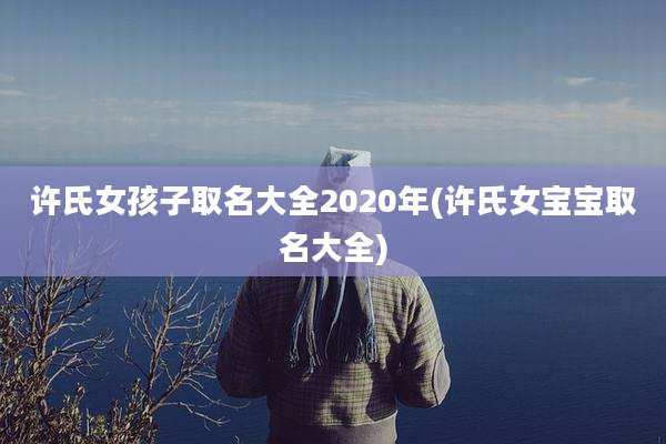 许氏女孩子取名大全2020年(许氏女宝宝取名大全)