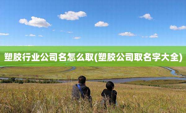 塑胶行业公司名怎么取(塑胶公司取名字大全)