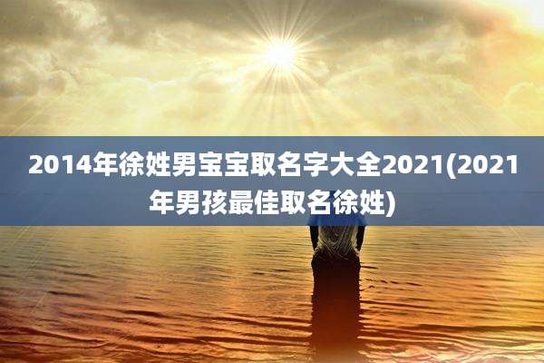 2014年徐姓男宝宝取名字大全2021(2021年男孩最佳取名徐姓)
