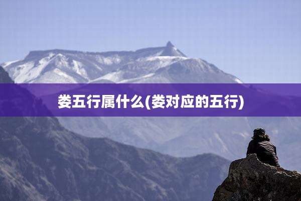 娄五行属什么(娄对应的五行)