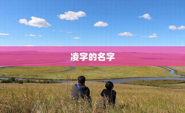 凌字的名字