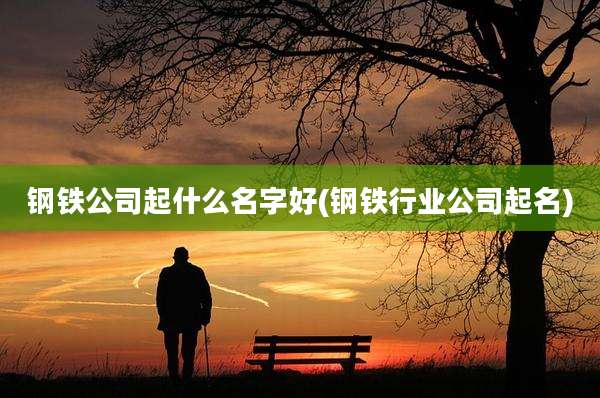 钢铁公司起什么名字好(钢铁行业公司起名)