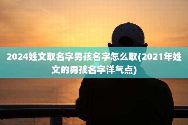 2024姓文取名字男孩名字怎么取(2021年姓文的男孩名字洋气点)