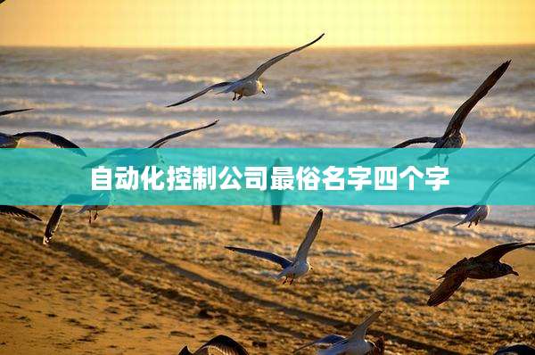 自动化控制公司最俗名字四个字