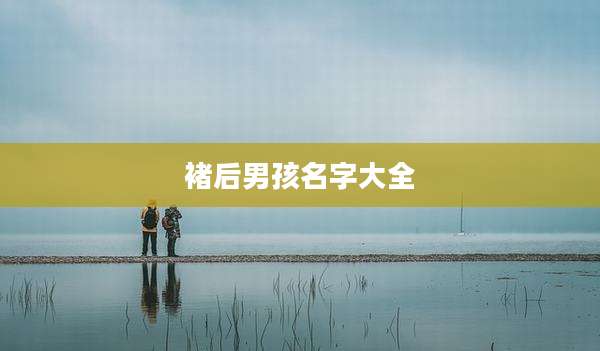 褚后男孩名字大全