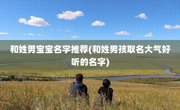 和姓男宝宝名字推荐(和姓男孩取名大气好听的名字)