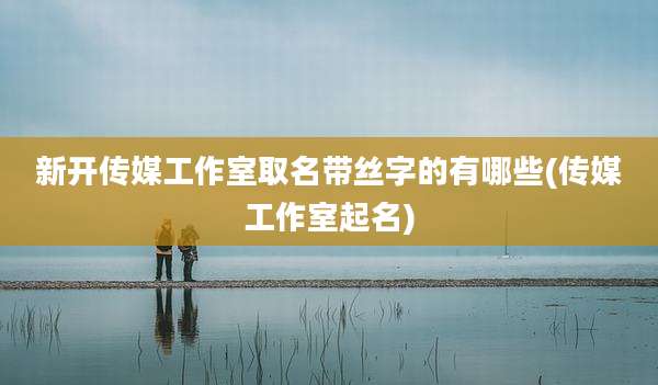 新开传媒工作室取名带丝字的有哪些(传媒工作室起名)