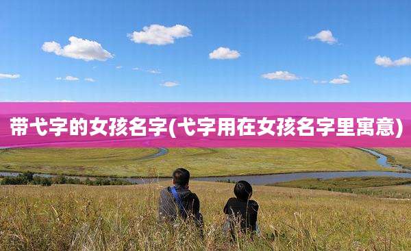 带弋字的女孩名字(弋字用在女孩名字里寓意)