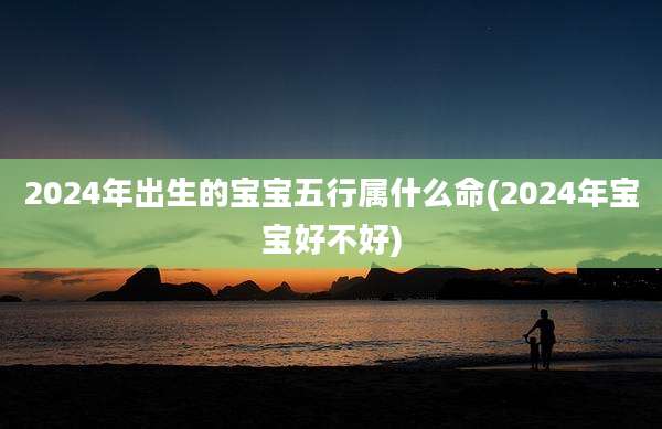 2024年出生的宝宝五行属什么命(2024年宝宝好不好)