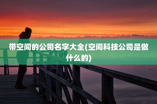 带空间的公司名字大全(空间科技公司是做什么的)