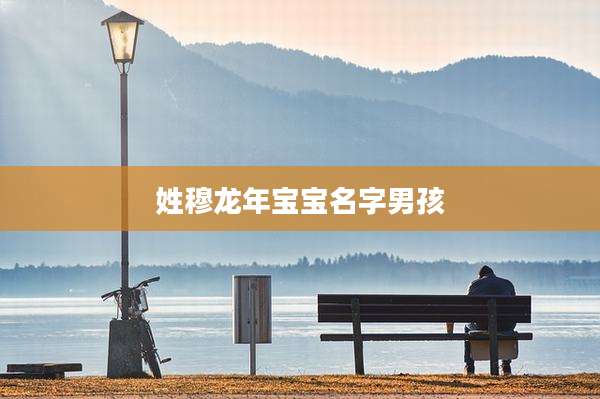 姓穆龙年宝宝名字男孩