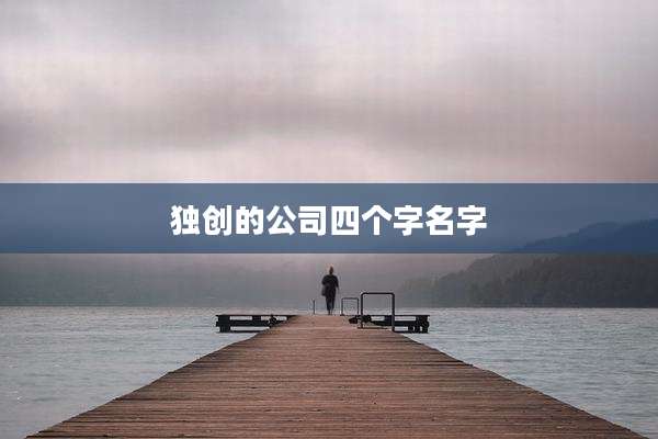 独创的公司四个字名字