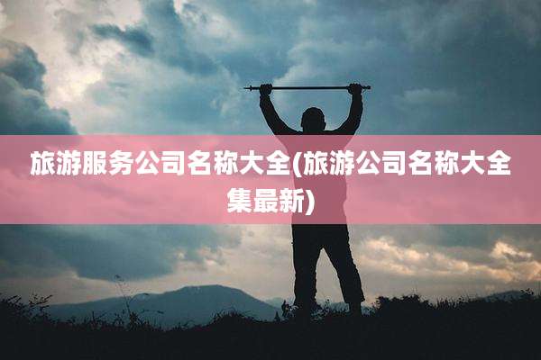 旅游服务公司名称大全(旅游公司名称大全集最新)