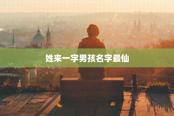 姓来一字男孩名字最仙