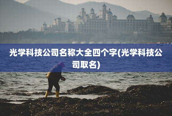 光学科技公司名称大全四个字(光学科技公司取名)